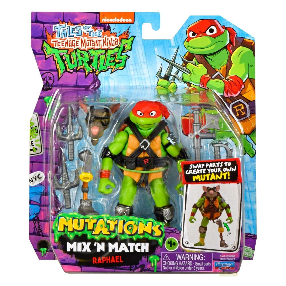 Action figure di Raphael da "Teenage Mutant Ninja Turtles" con accessori.
