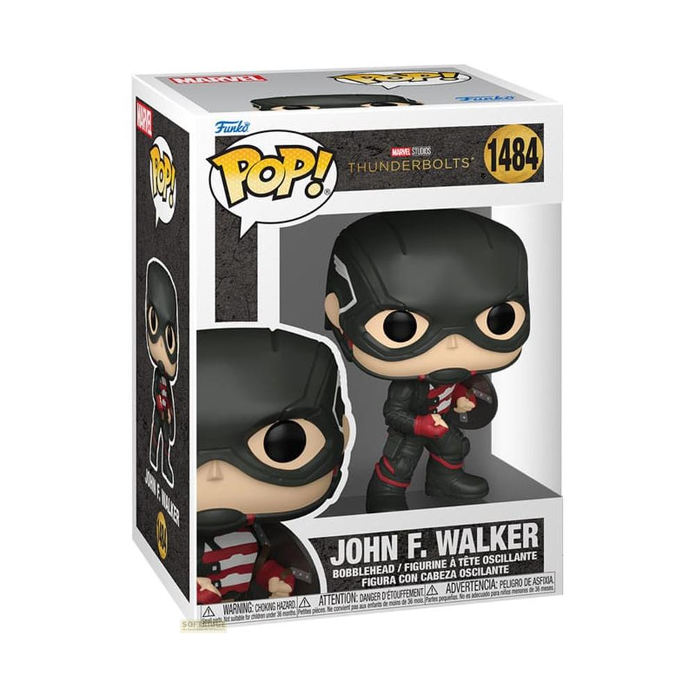 Figura Funko Pop de John F. Walker de los Thunderbolts de Marvel en caja.