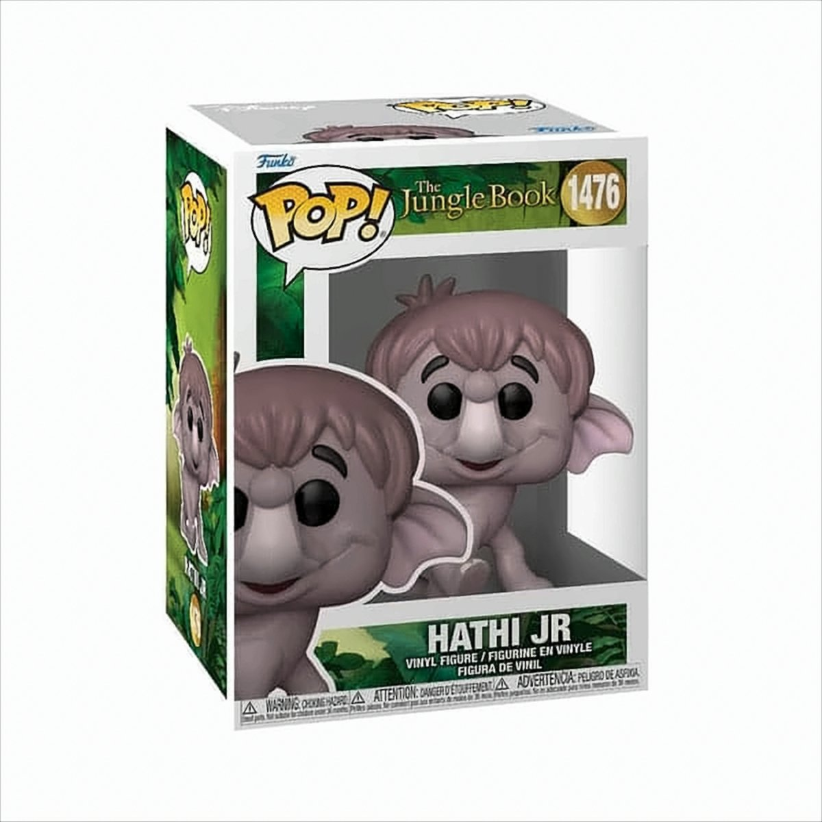 Funko Pop Vinyl Figur von Hathi Jr. aus Das Dschungelbuch, Nr. 1476.