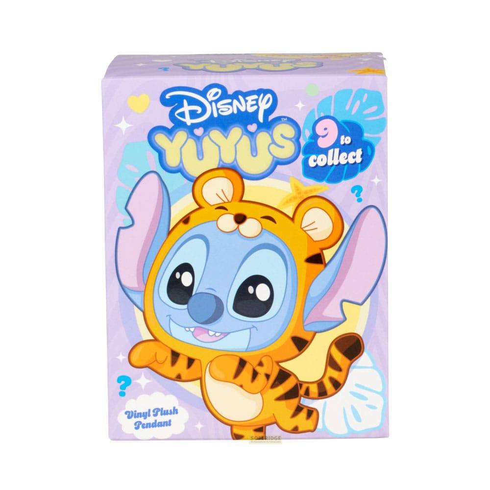 Caja morada con Stitch disfrazado de tigre, Disney Yuyu's 9 to collect.