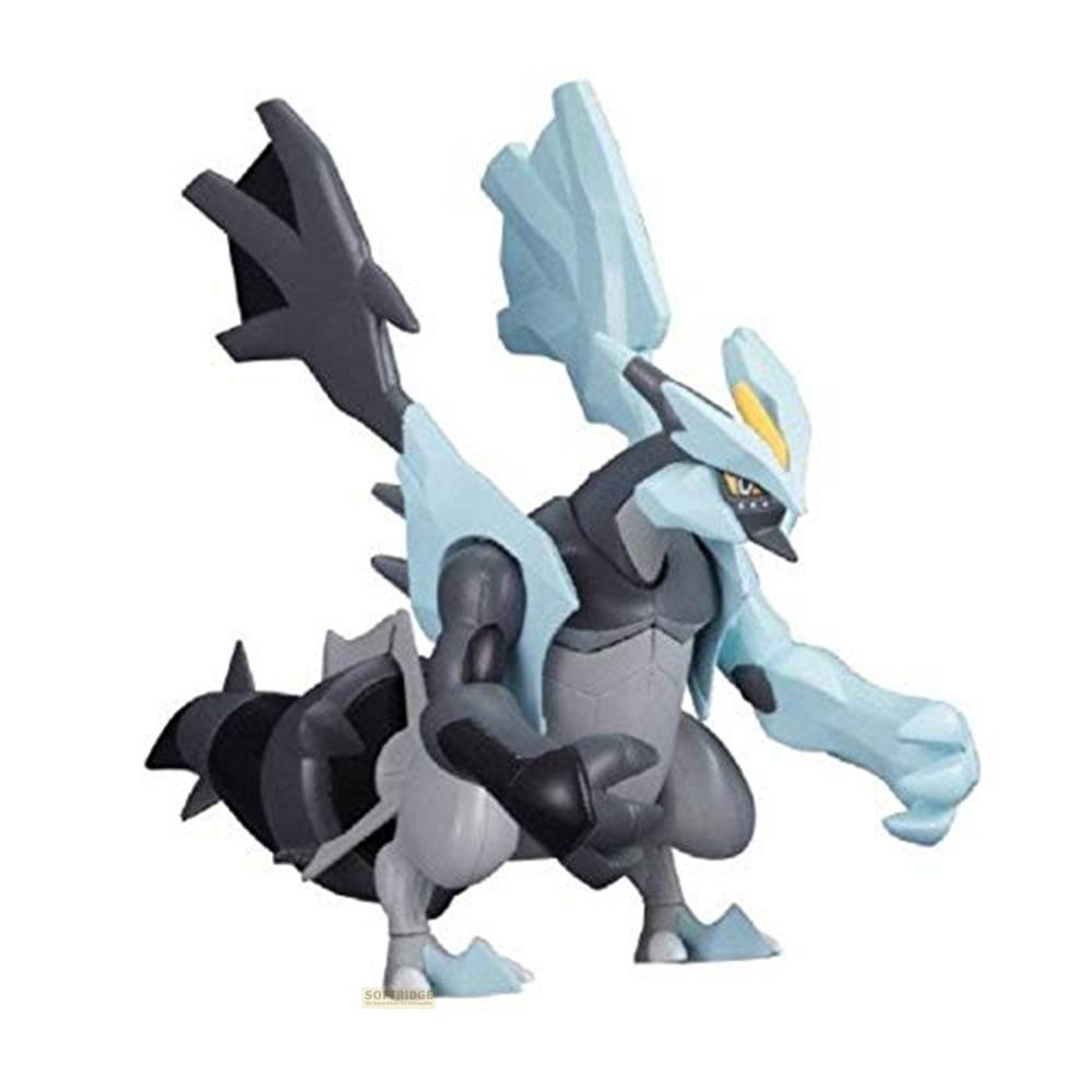 Figurine d'action de dragon gris et bleu avec ailes et queue.
