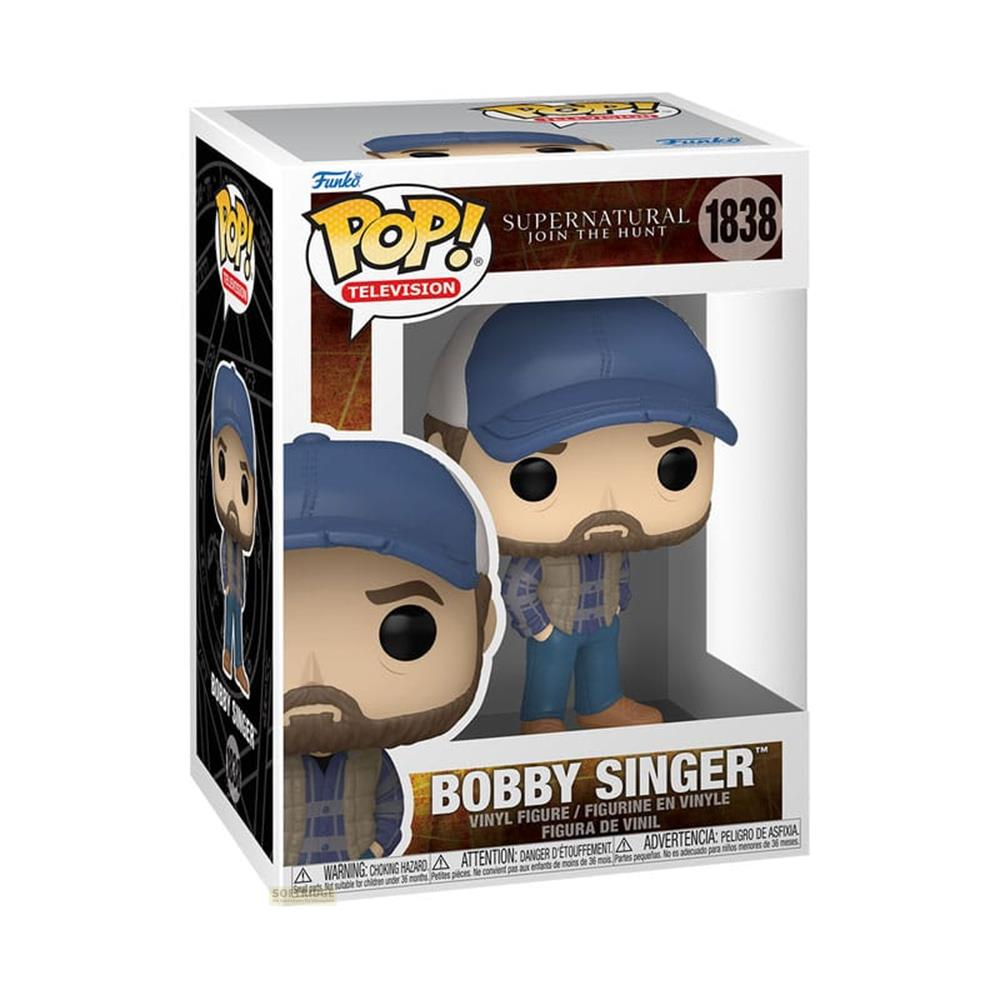 Funko Pop! Figur von Bobby Singer aus Supernatural in der Originalverpackung.