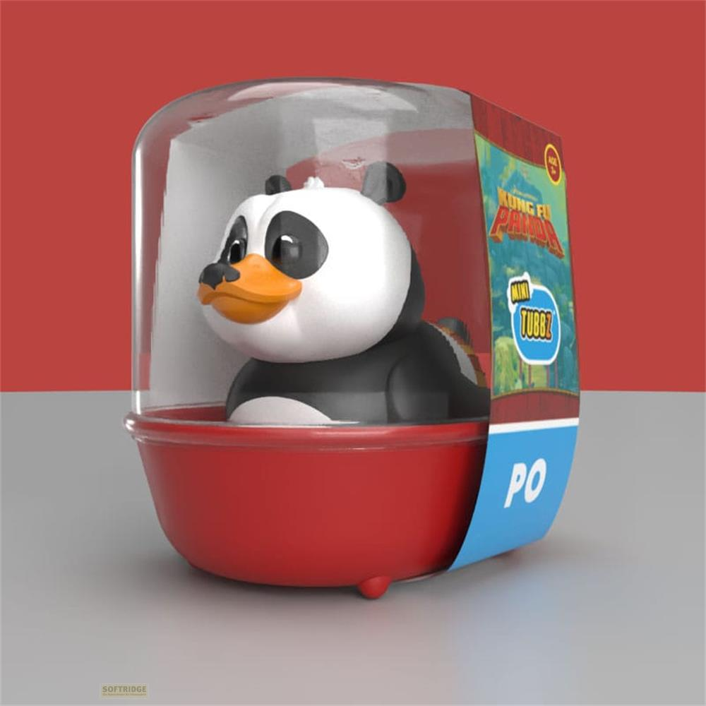 Po von Kung Fu Panda als Mini Tubbz Figur in roter Verpackung.