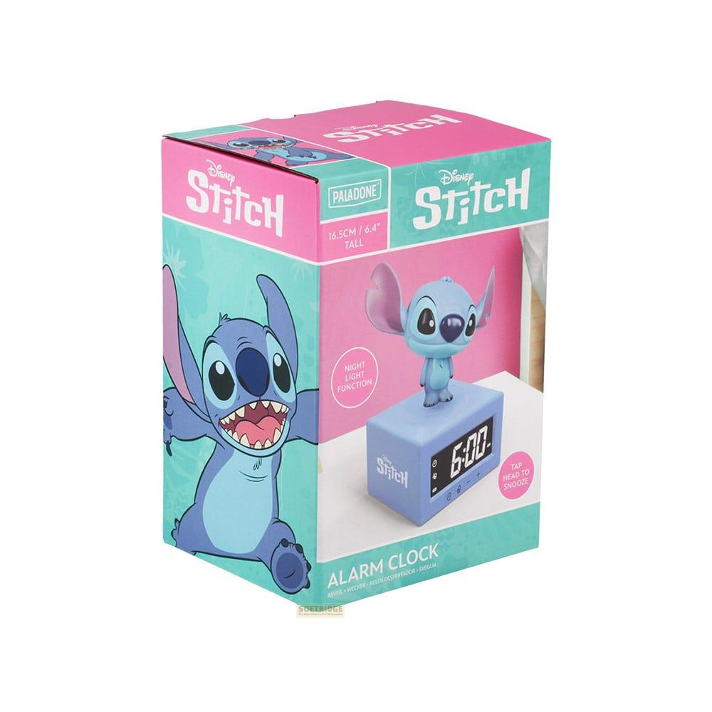 Budzik Disney Stitch z funkcją nocnego światła, wys. 16,5cm.