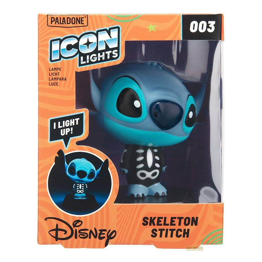 Figurka Stitch w stroju szkieletu w opakowaniu. Paladone.
