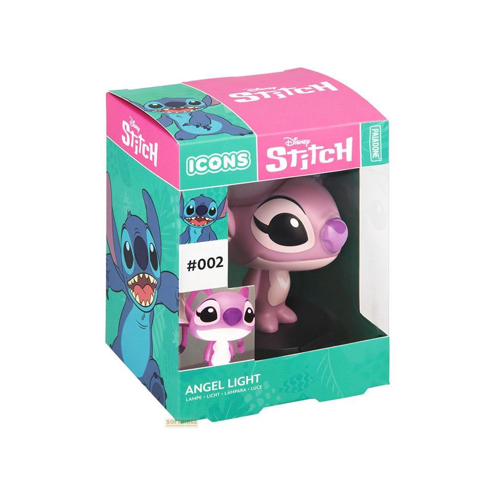 Opakowanie z różową figurką Stitch i motywami Disneya.