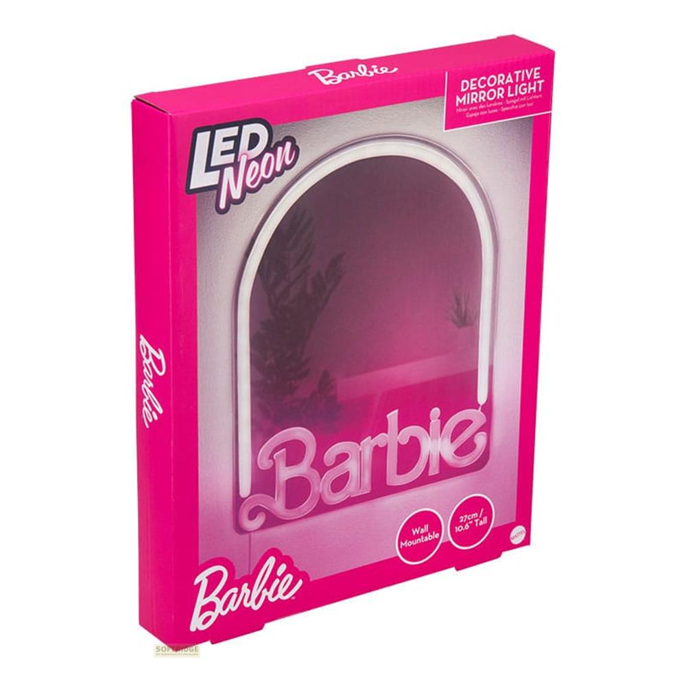 Barbie LED Neon Deko-Spiegel-Licht, 27cm groß, Wandmontage.