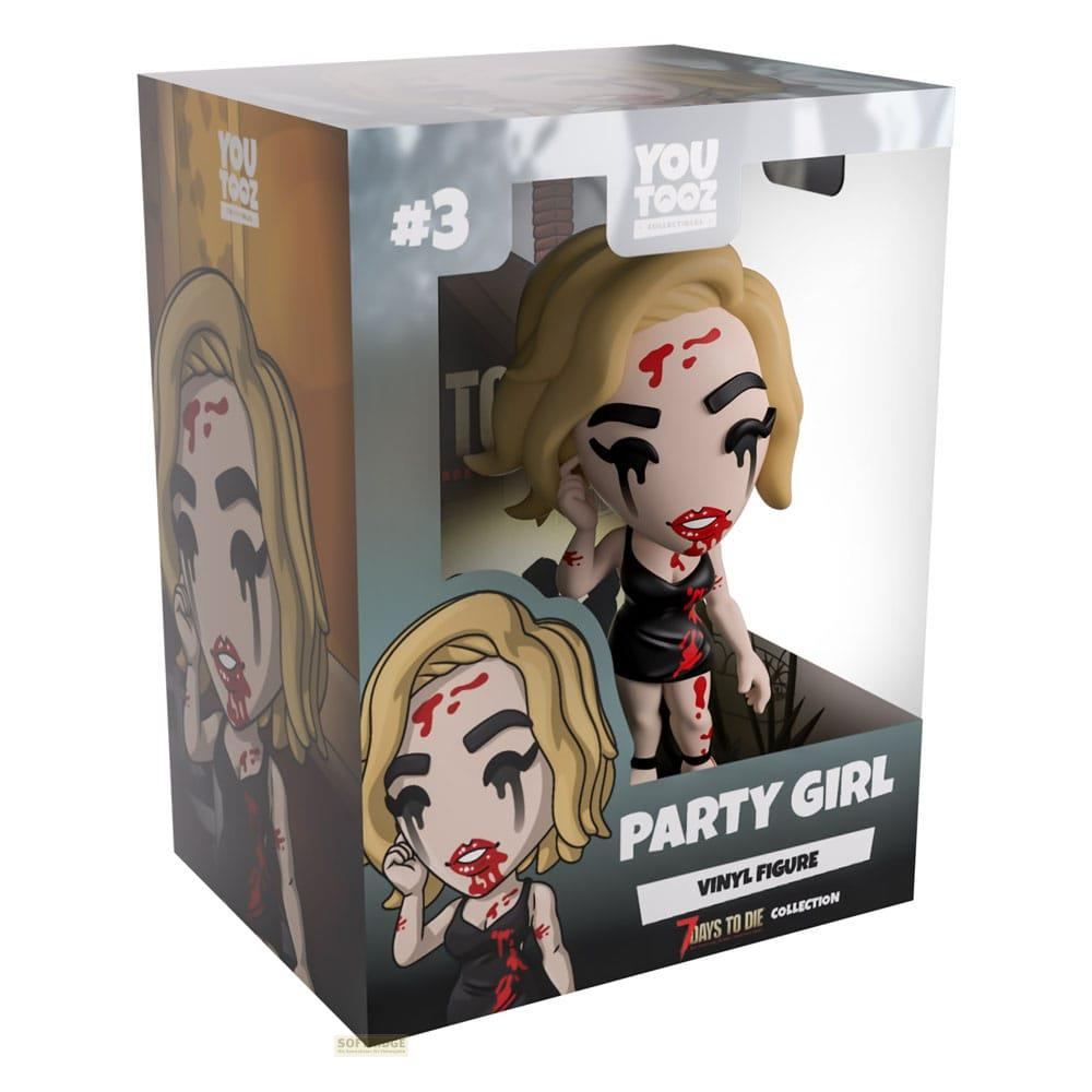 Figura de vinilo Party Girl de YouTooz, con sangre, vestido negro, #3.