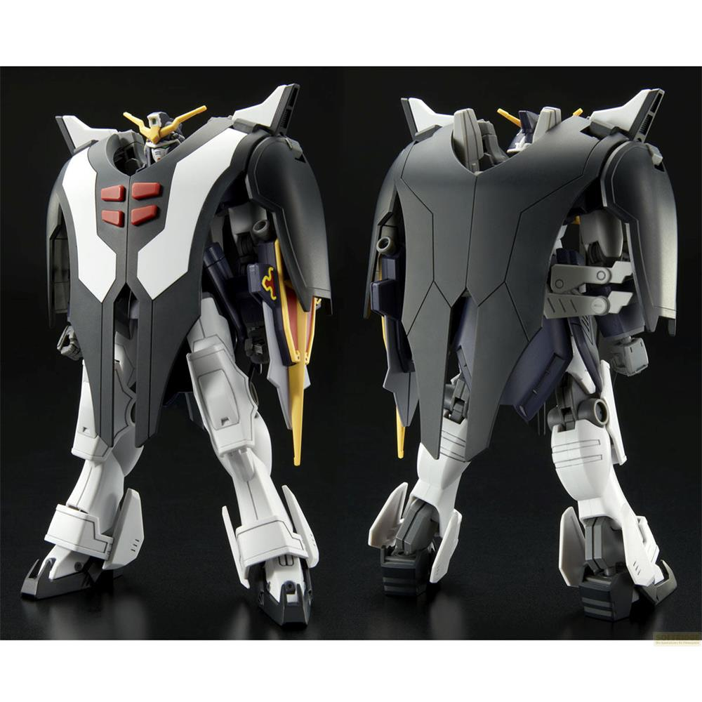 Deux modèles de robot avec des accents blancs, noirs et bleu foncé.