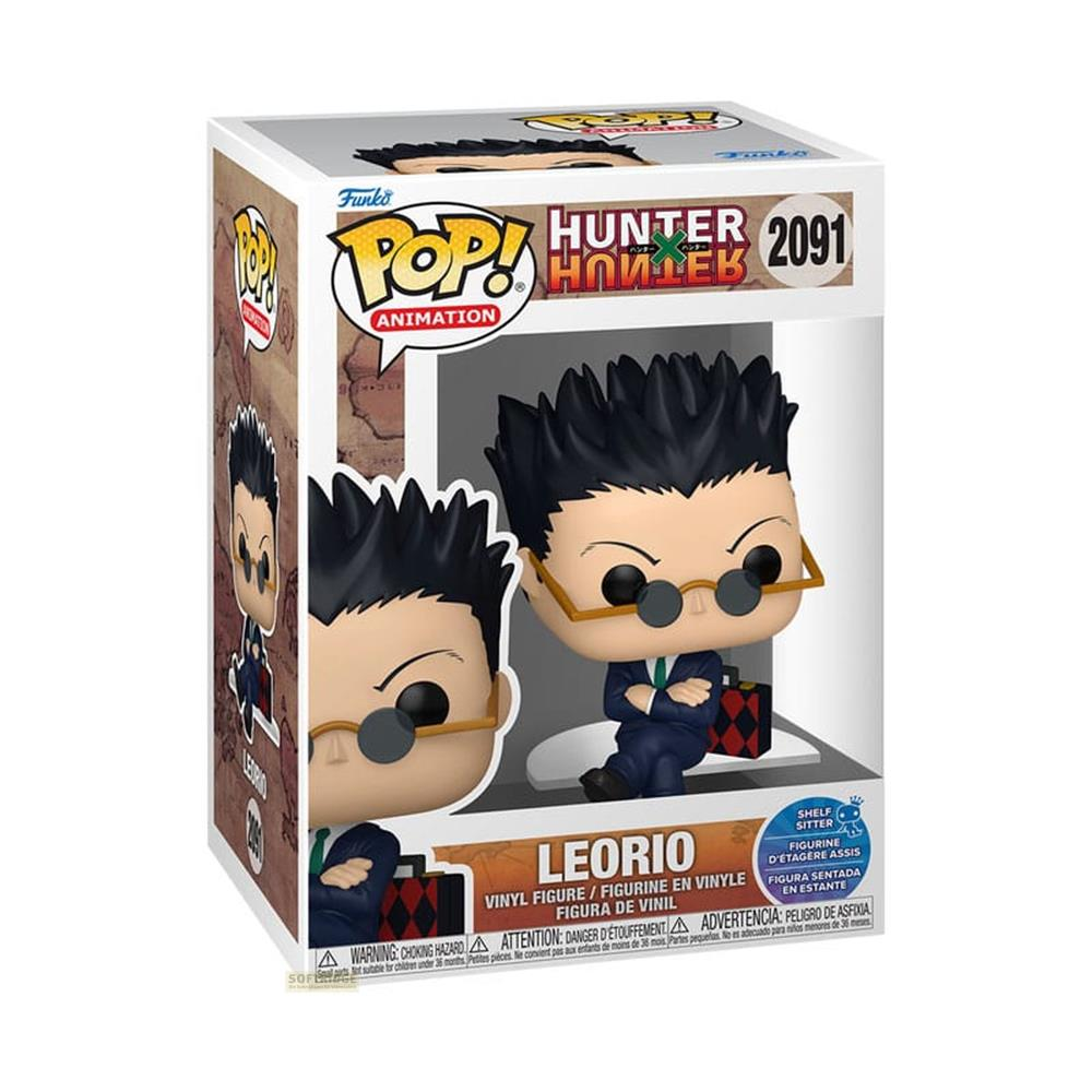 Funko Pop! Vinyl Figur von Leorio aus Hunter x Hunter im Karton.