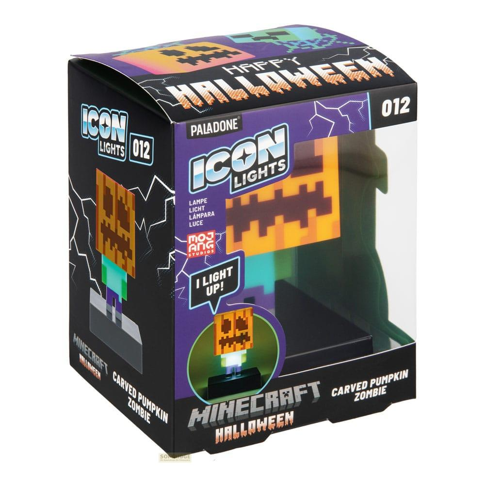 Opakowanie Minecraft Icon Lights Carved Pumpkin Zombie.
