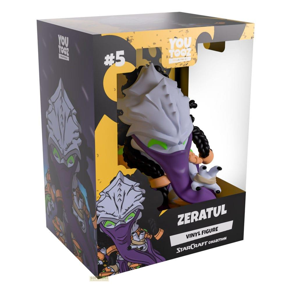 Zeratul Vinyl Figur von YouTooz im Karton, lila und grau.