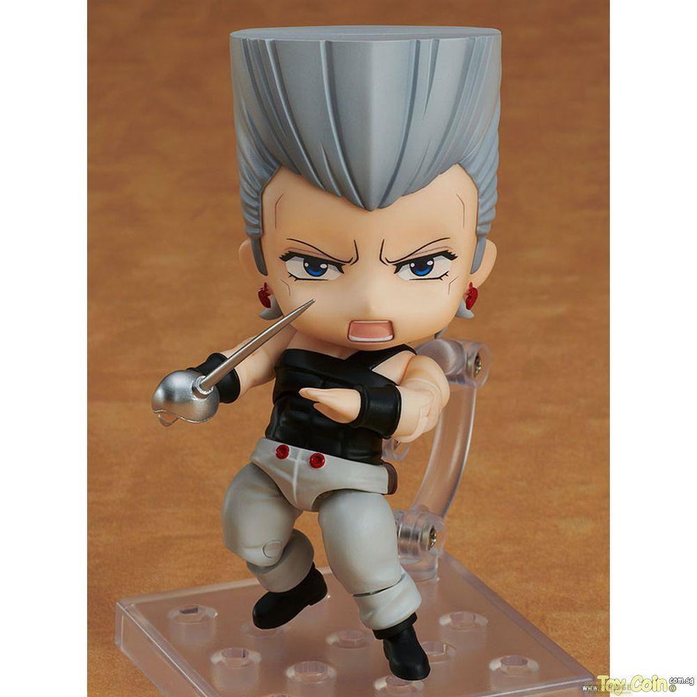 Figura chibi di un uomo con capelli grigi che impugna una spada.