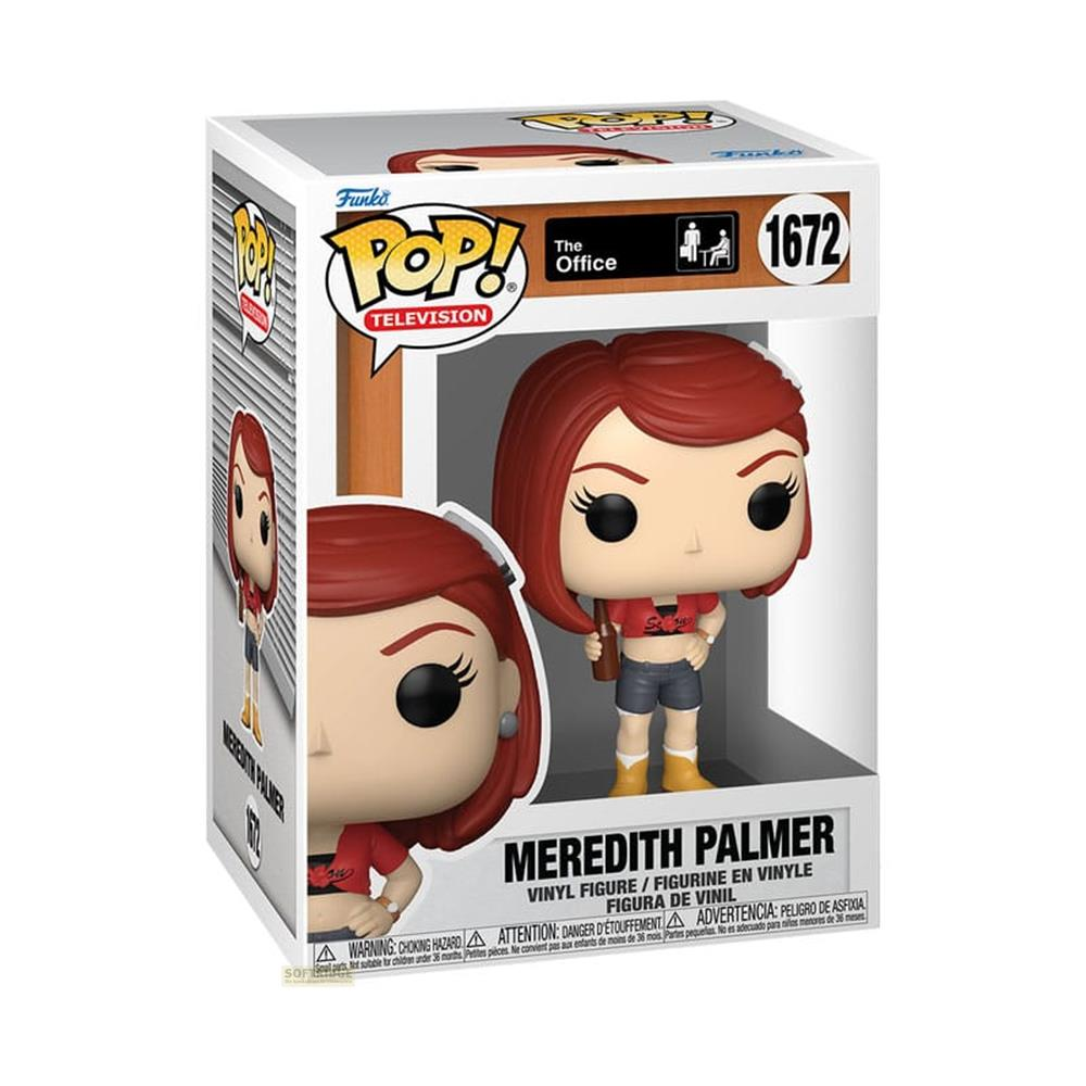 Figura Funko Pop! de Meredith Palmer de The Office, pelo rojo.