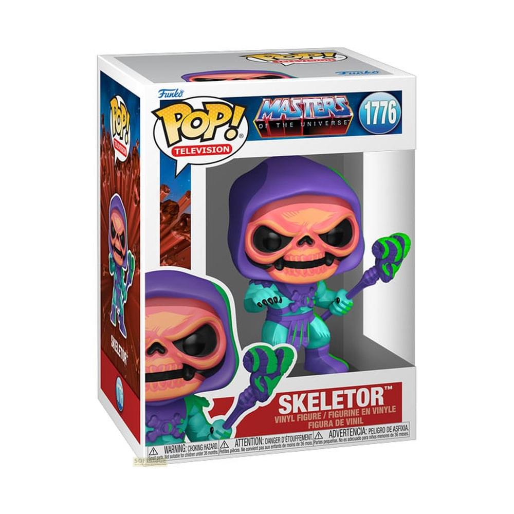 Figura Funko Pop! Skeletor en empaque Masters of the Universe.