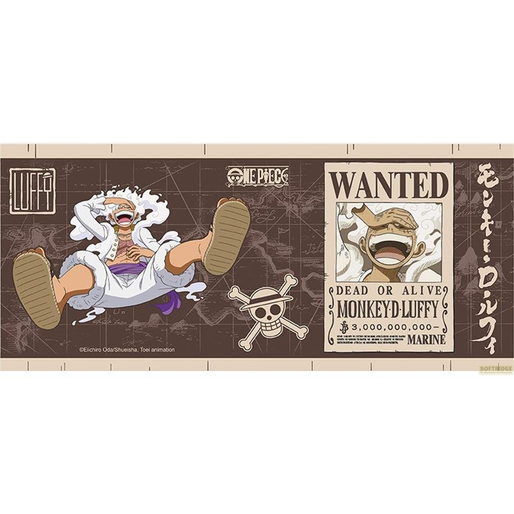 Wanted Poster von Monkey D. Luffy mit seinem Bild und Steckbrief.
