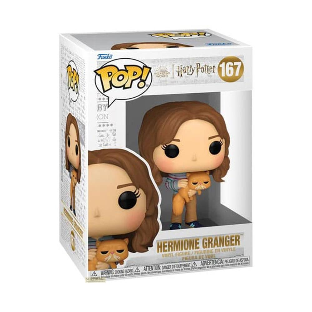 Figura Funko Pop! Harry Potter de Hermione Granger con gato.
