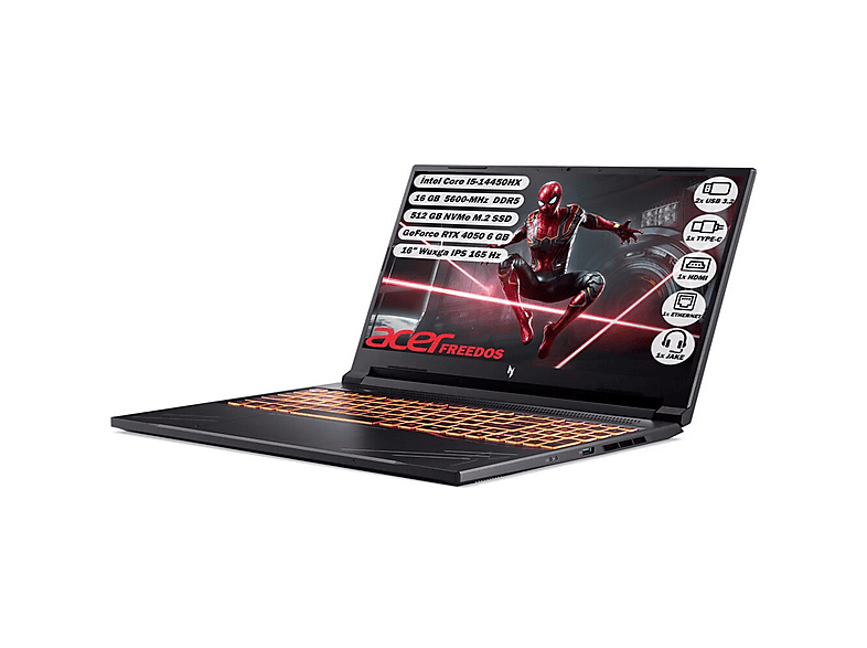 ACER Nitro ANV16-71 RTX 4050-6 GB WUXGA IPS 165 Hz NH.QTREY.001