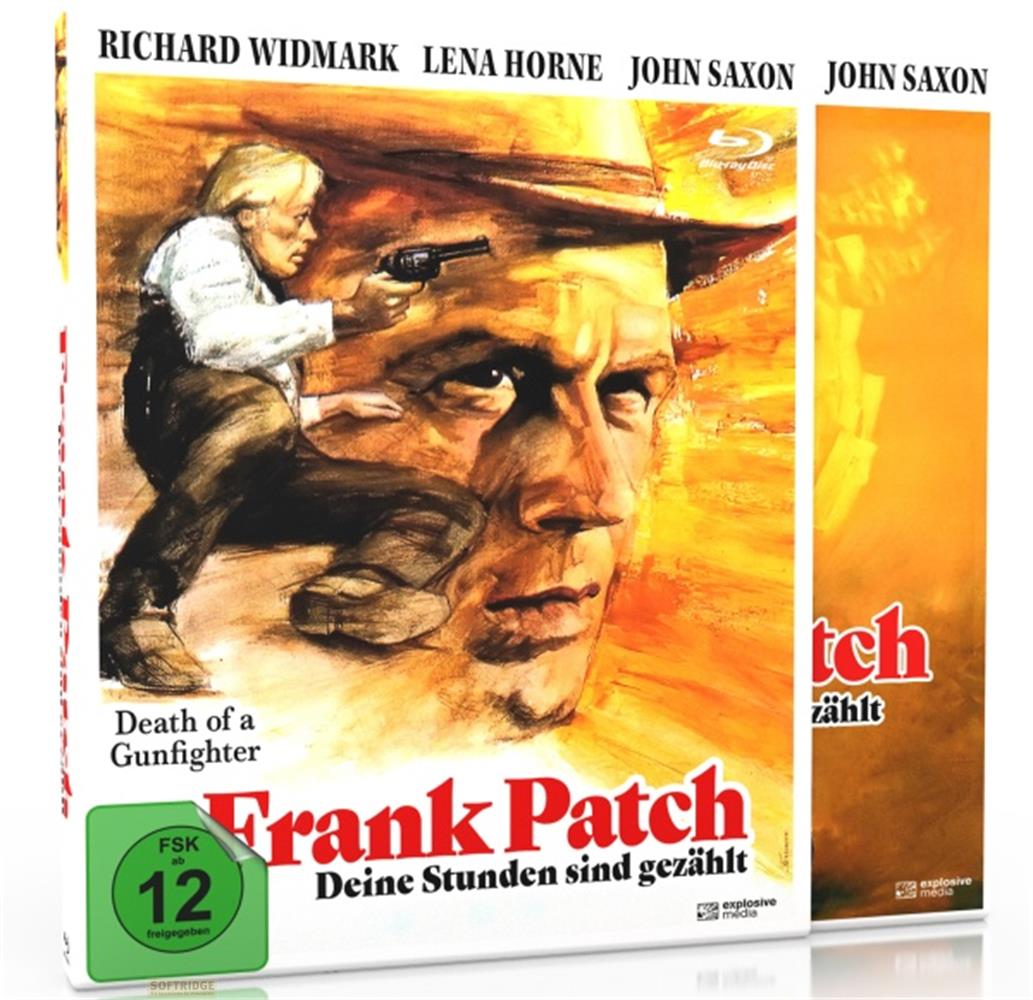 Copertina del film con un uomo che tiene una pistola e un primo piano di un volto.