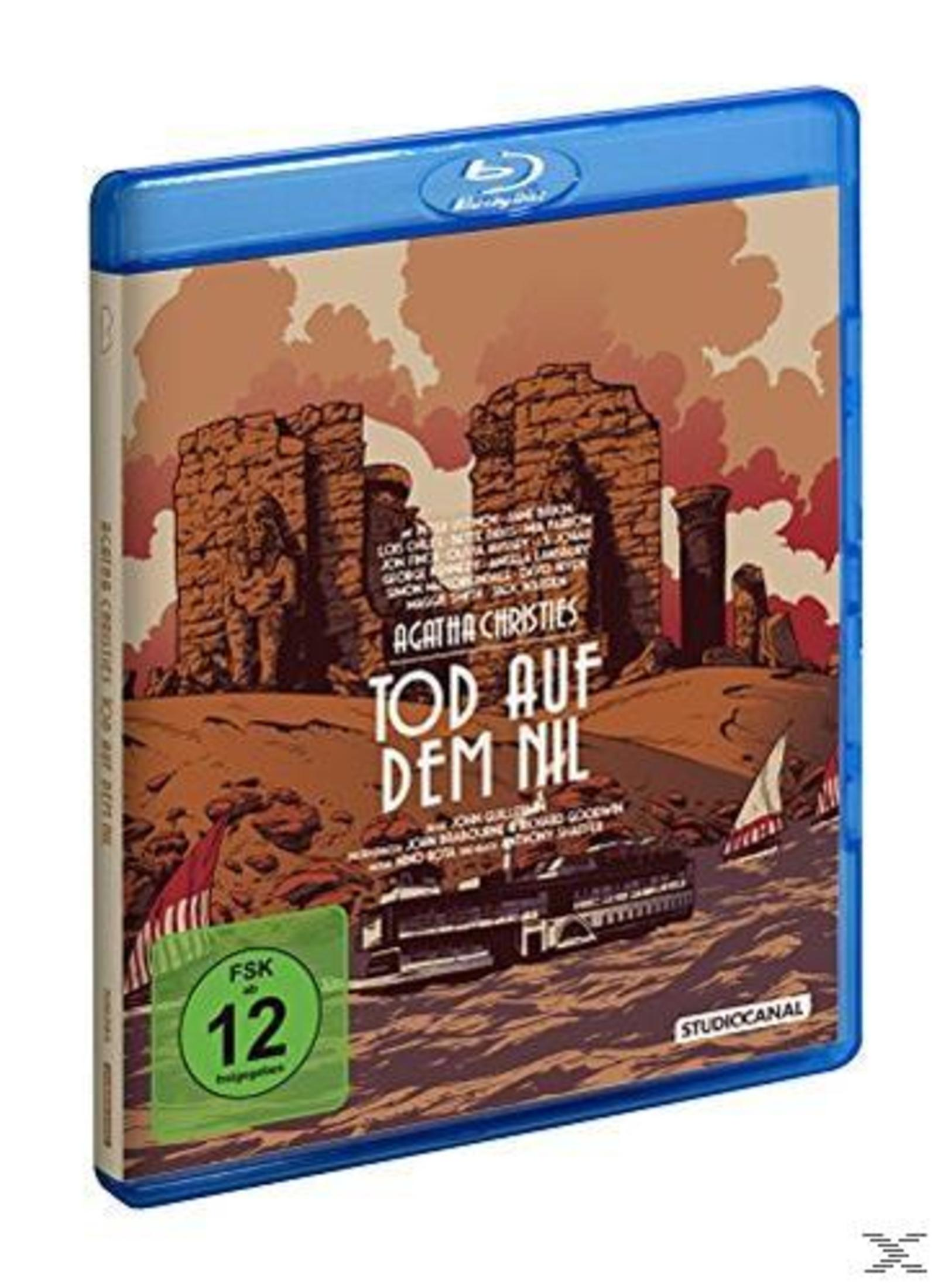 Blu-ray-Hülle für "Tod auf dem Nil" mit ägyptischer Szenerie und FSK 12 Siegel.
