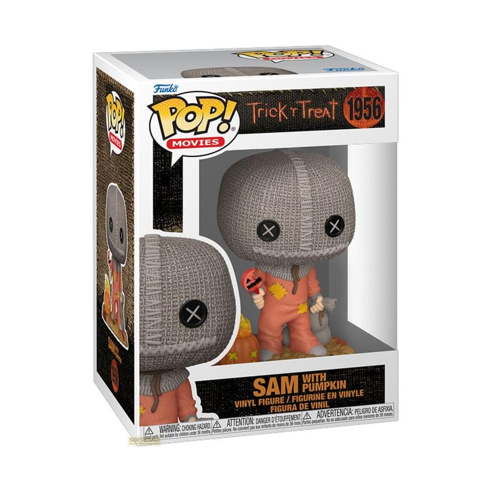 Funko Pop! Sama z Trick 'r Treat trzymającego cukierek i nóż.