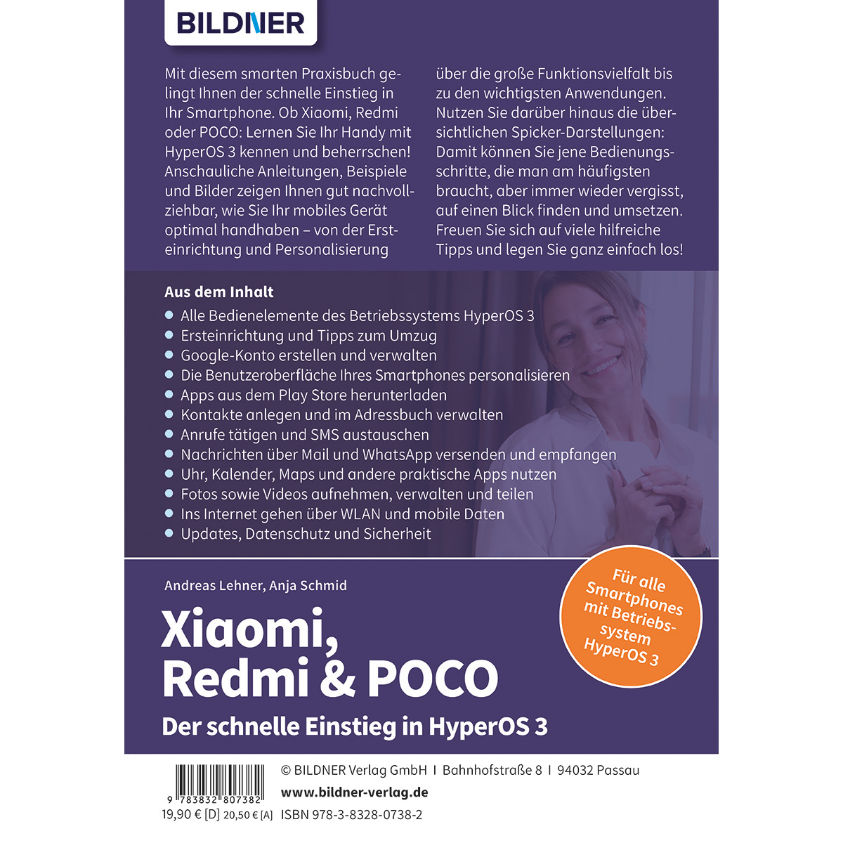 Buchcover: Xiaomi, Redmi & POCO. Schneller Einstieg in HyperOS 3.