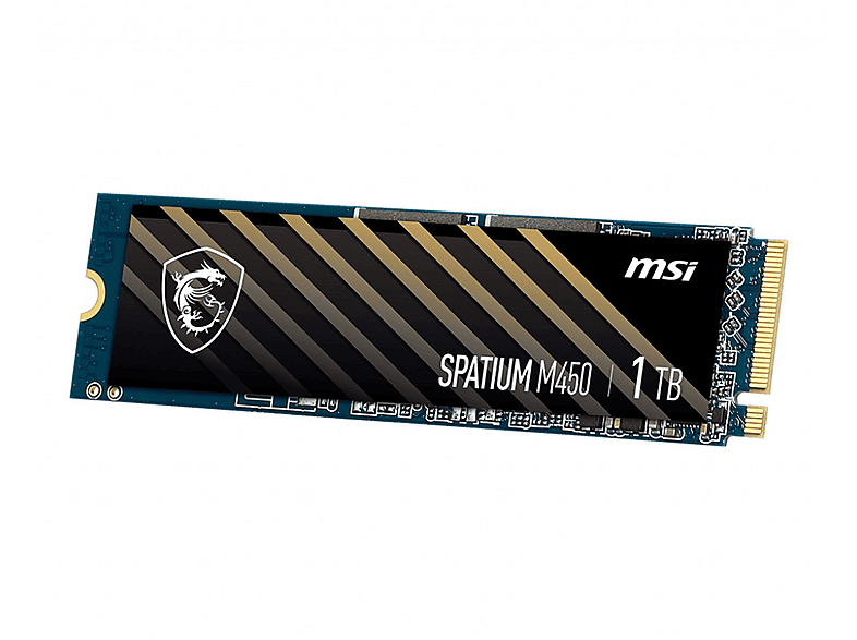 内蔵型SSD MSI SPATIUM M450 1TB NVMe M.2 SSD MSI Spatium M450 PCIe 4.0 NVMe V1 M.2 1 TB SSD Fiyat & Özellik