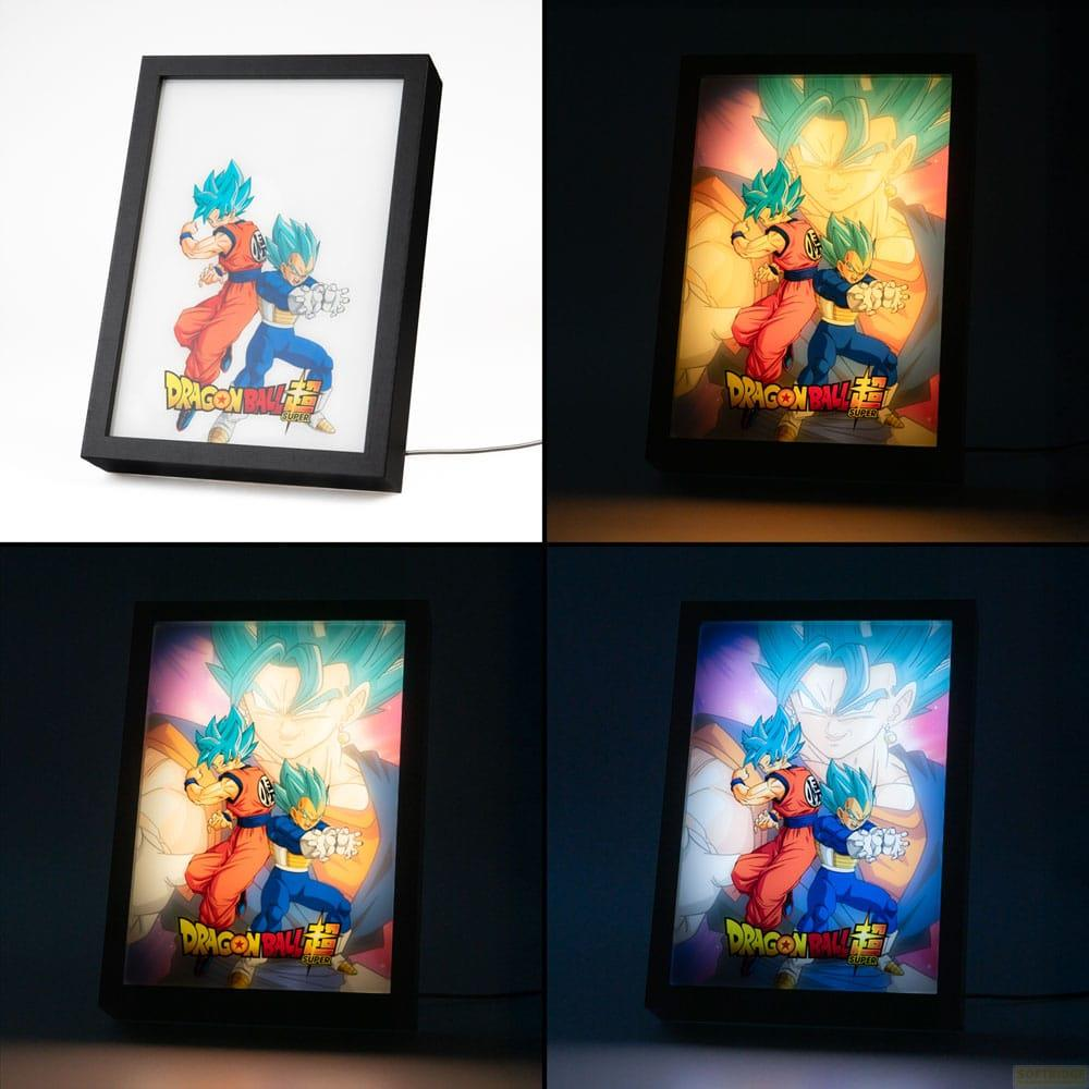 Dragon Ball: Imagen luminosa con Goku y Vegeta estilo anime.
