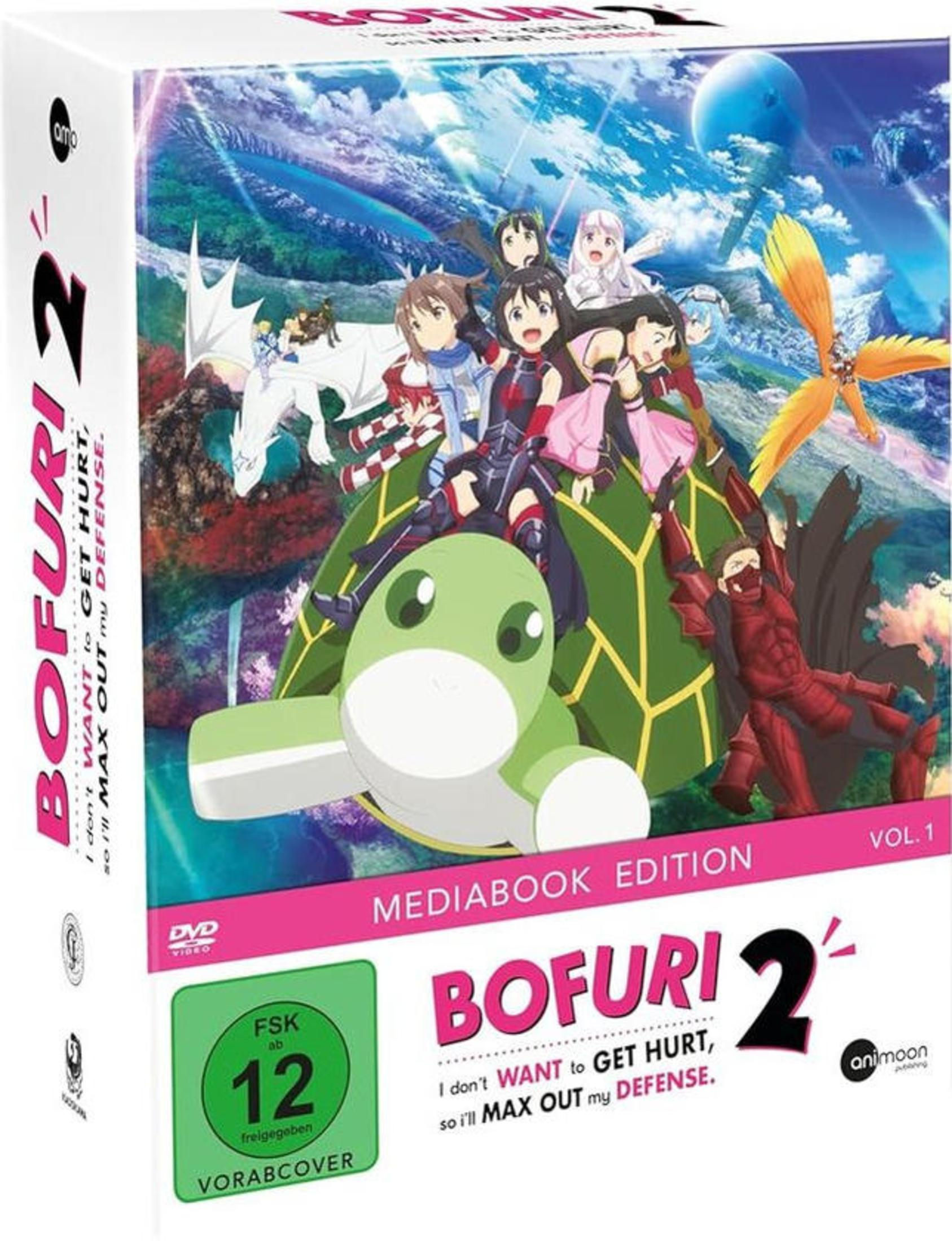Box mediabook anime con personaggi, draghi e una creatura verde contro un cielo.