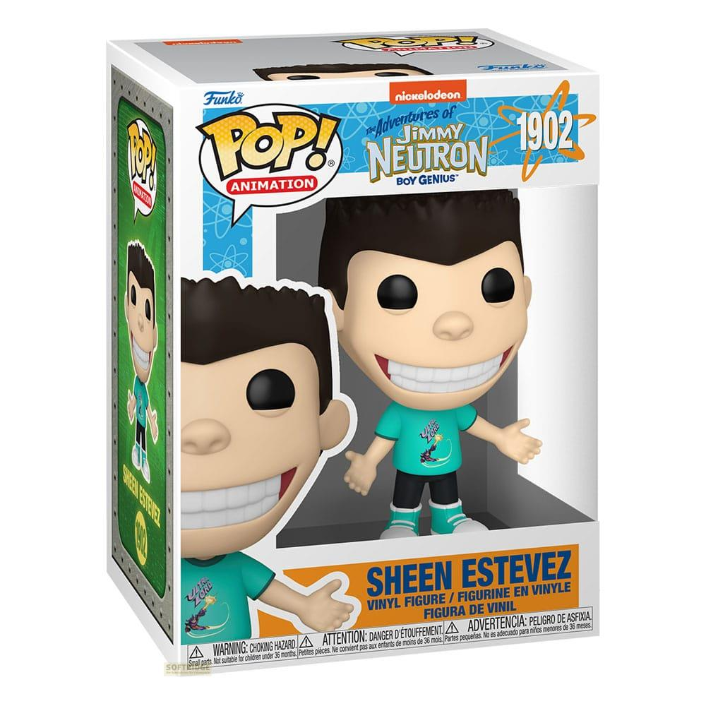 Figura Funko Pop de Sheen Estevez de Jimmy Neutron en su caja original.