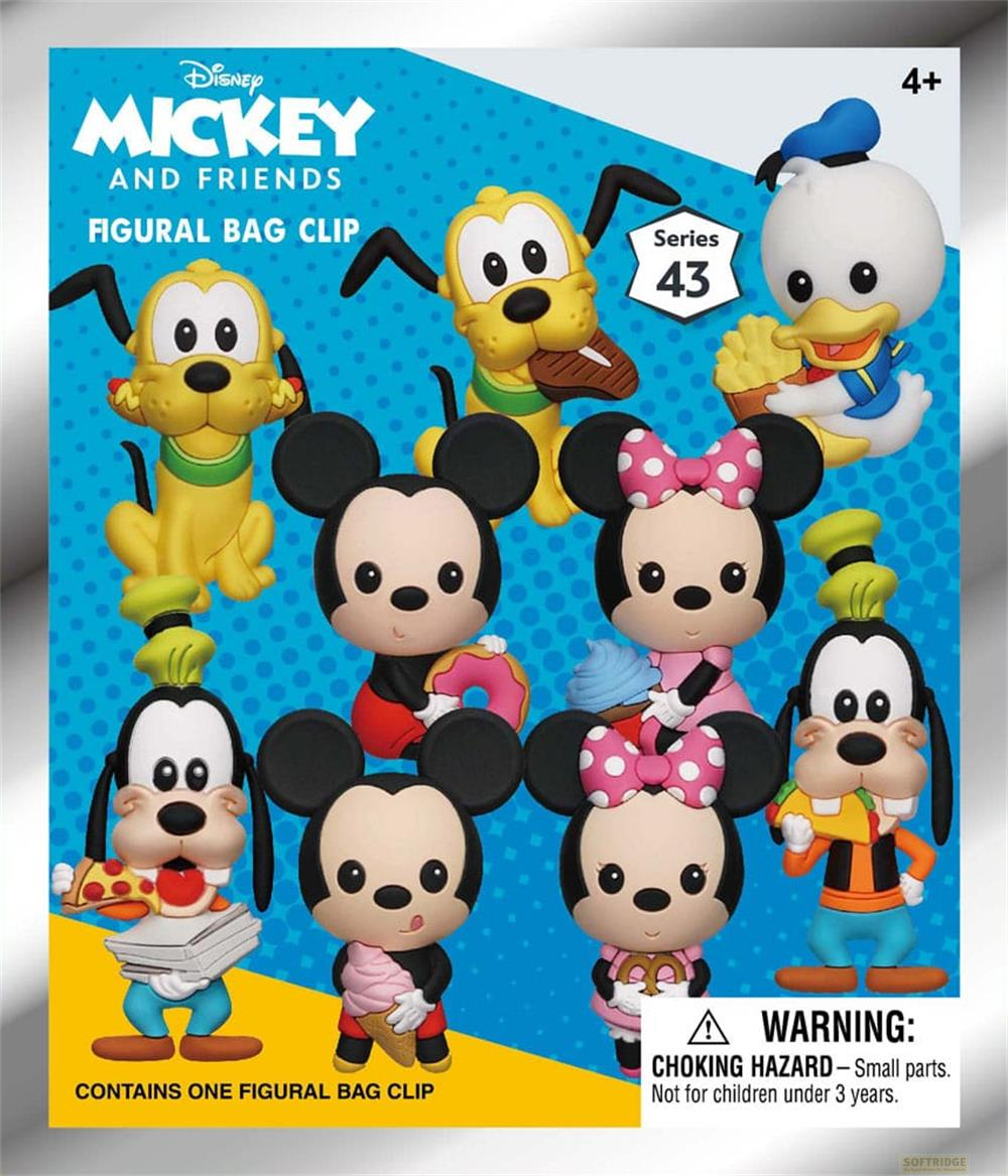 Figuras Mickey & Friends Serie 43: Mickey, Minnie, Pluto, Goofy, Donald y Fifi.