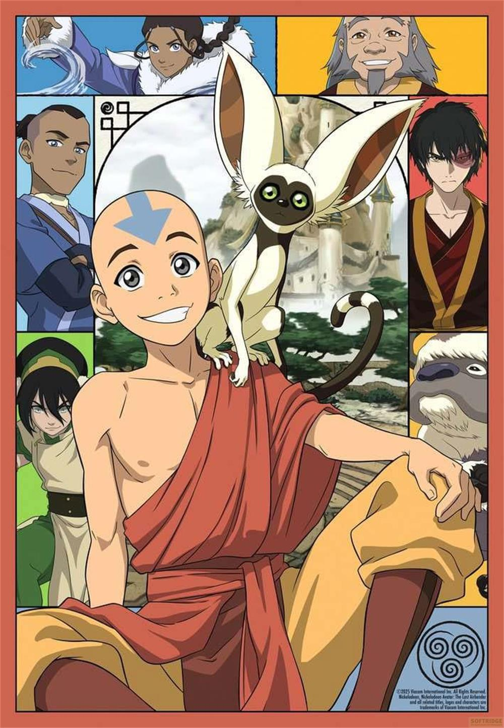 Aang, Momo e amici da Avatar: The Last Airbender.