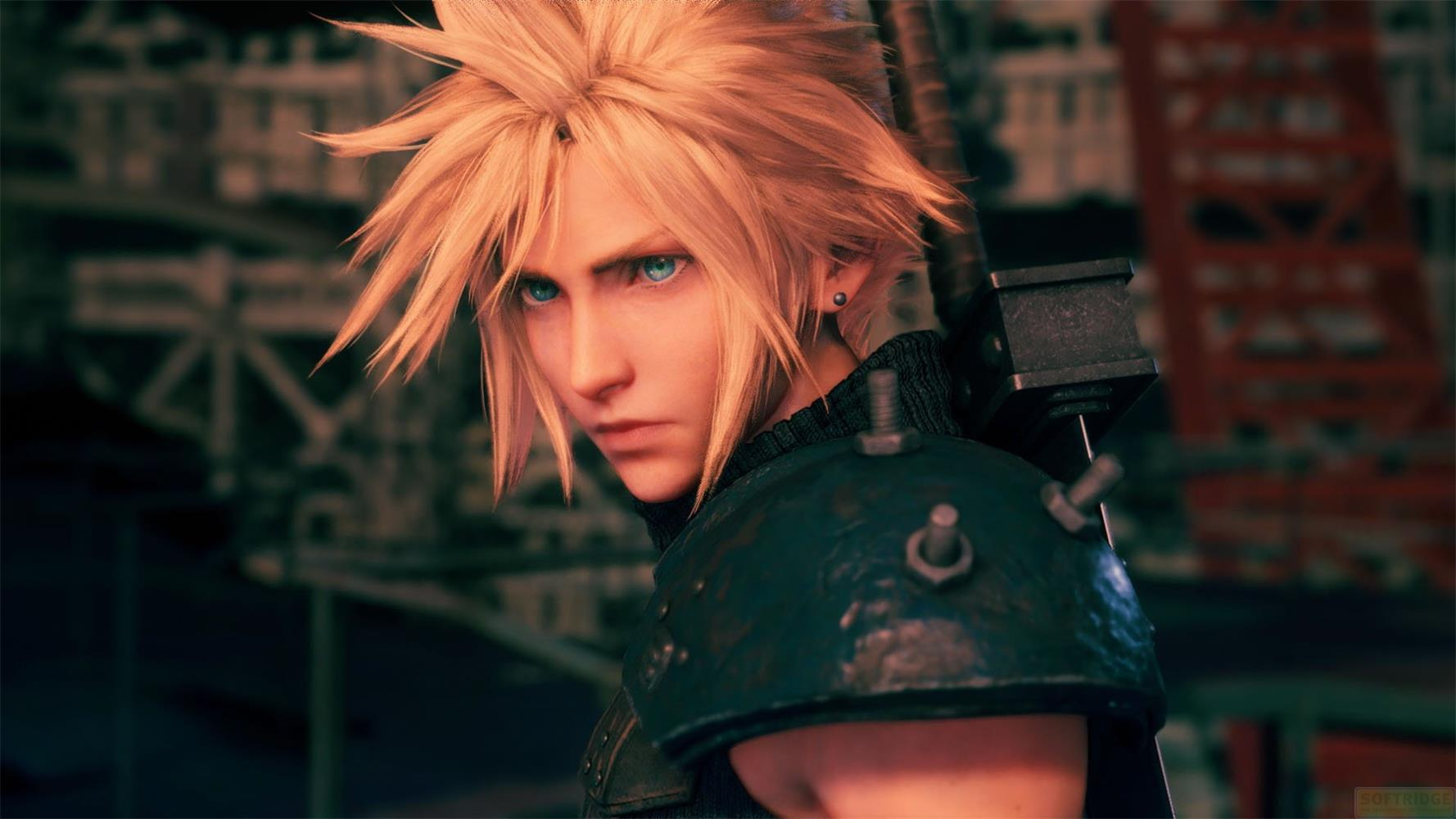 Homme aux cheveux blonds et yeux bleus, portant une armure sombre.