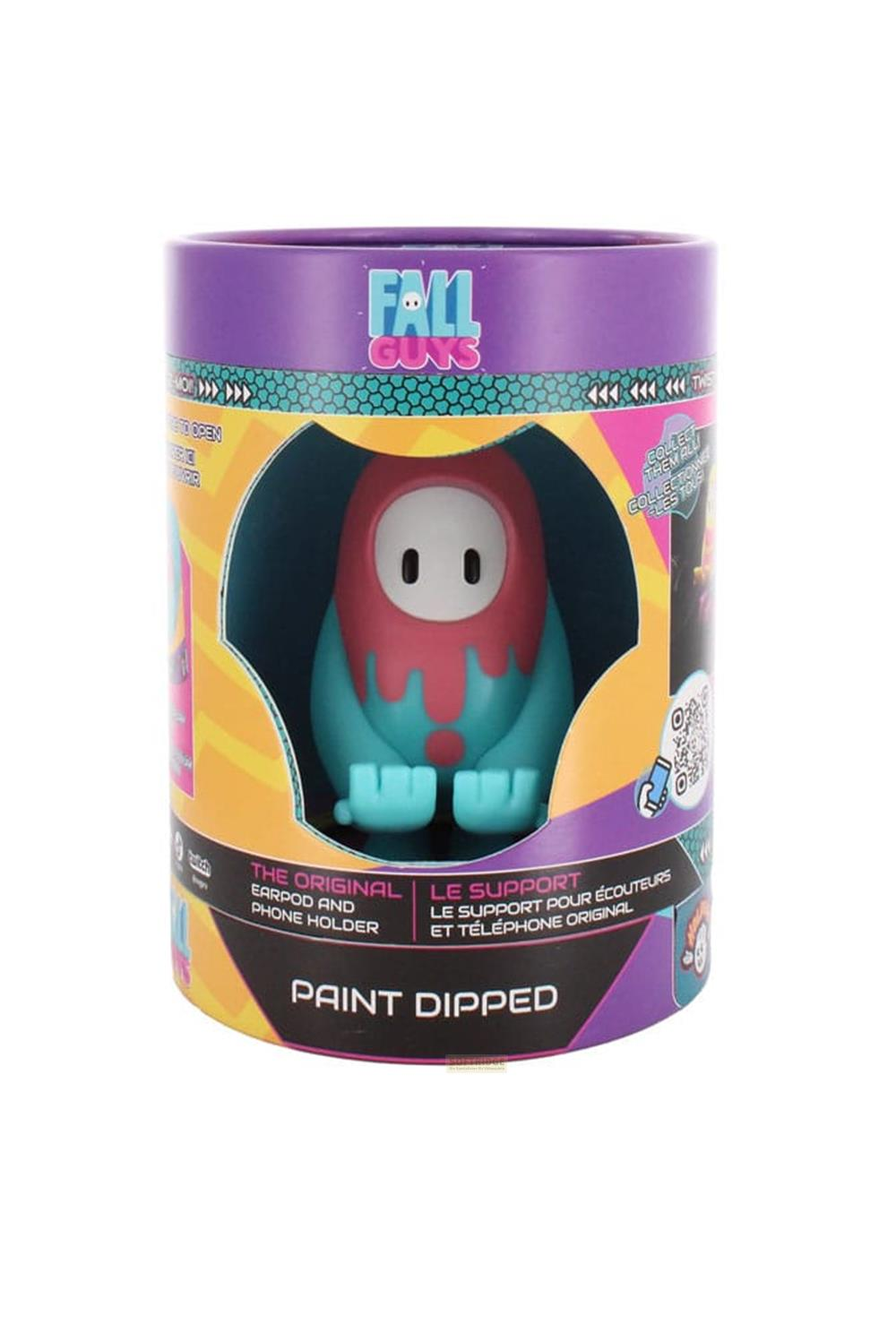 Confezione "Paint Dipped" di Fall Guys con un personaggio blu e rosso.
