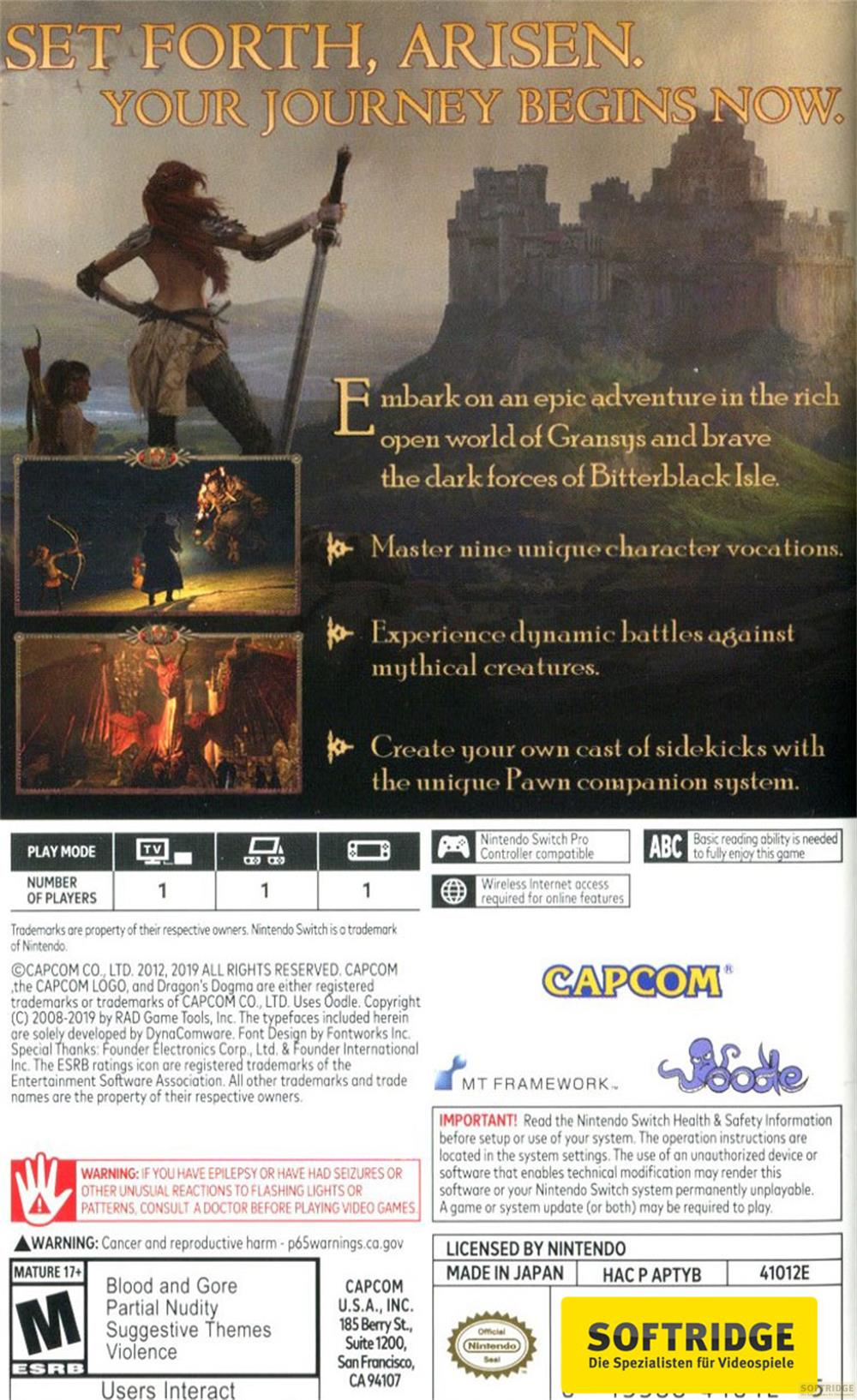 Rycerz z mieczem przed zamkiem. Tekst o przygodach i cechach gry.