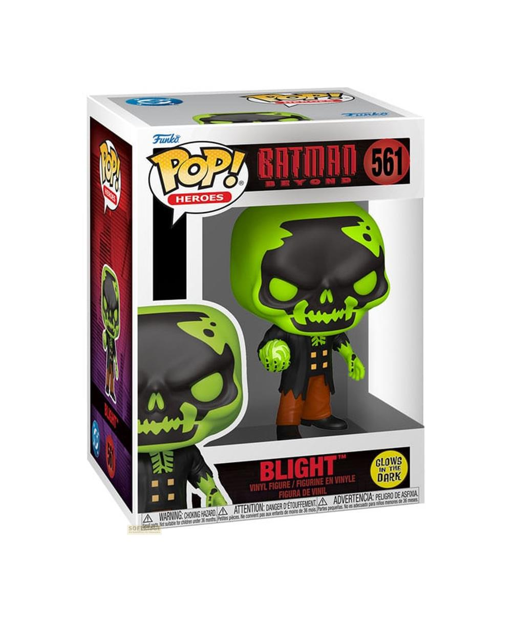 Figura de vinilo Funko Pop! de Blight de Batman Beyond, brilla en la oscuridad.