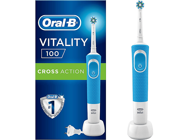 ORAL-B D100 Vitality Cross Action Elektrikli Diş Fırçası Mavi