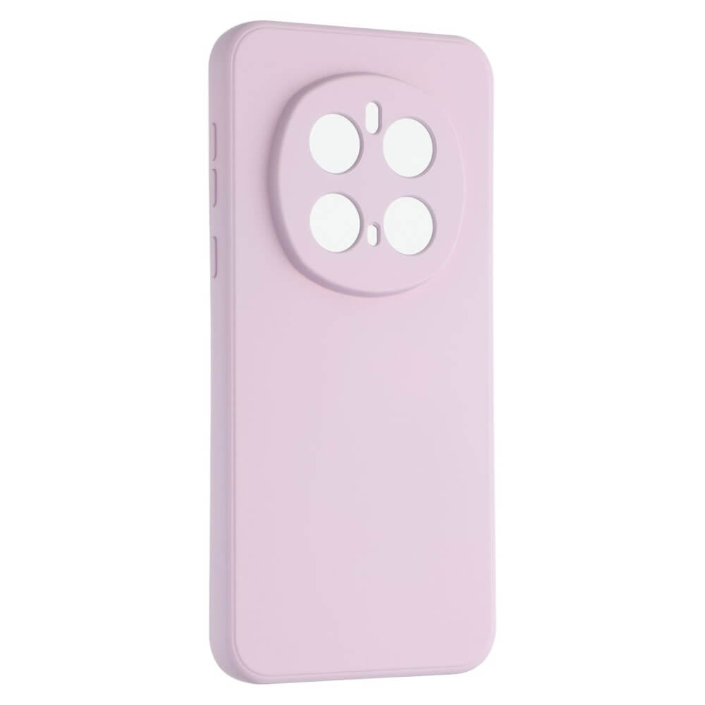 Une coque de téléphone lavande avec découpe caméra ronde.