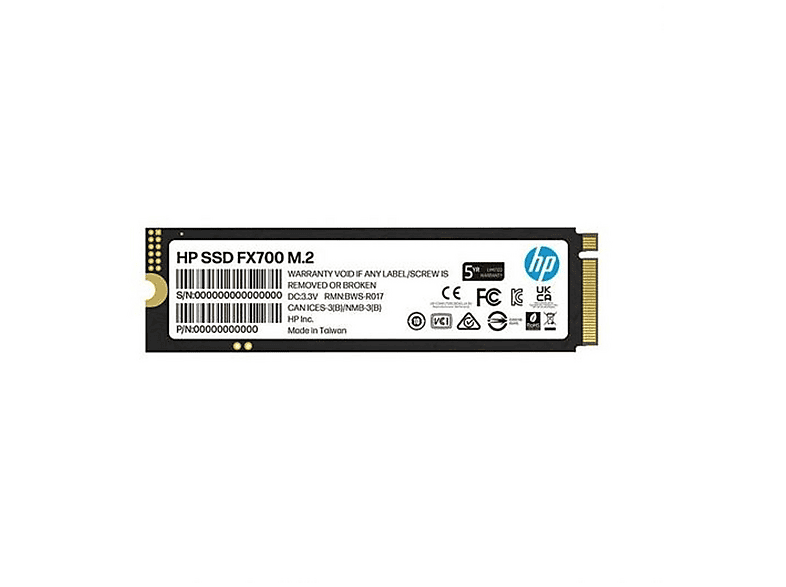 HP FX700 8U2N5AA 7200MB/s-6200MB/s 2280 PCIe 2 TB Dahili SSD Disk