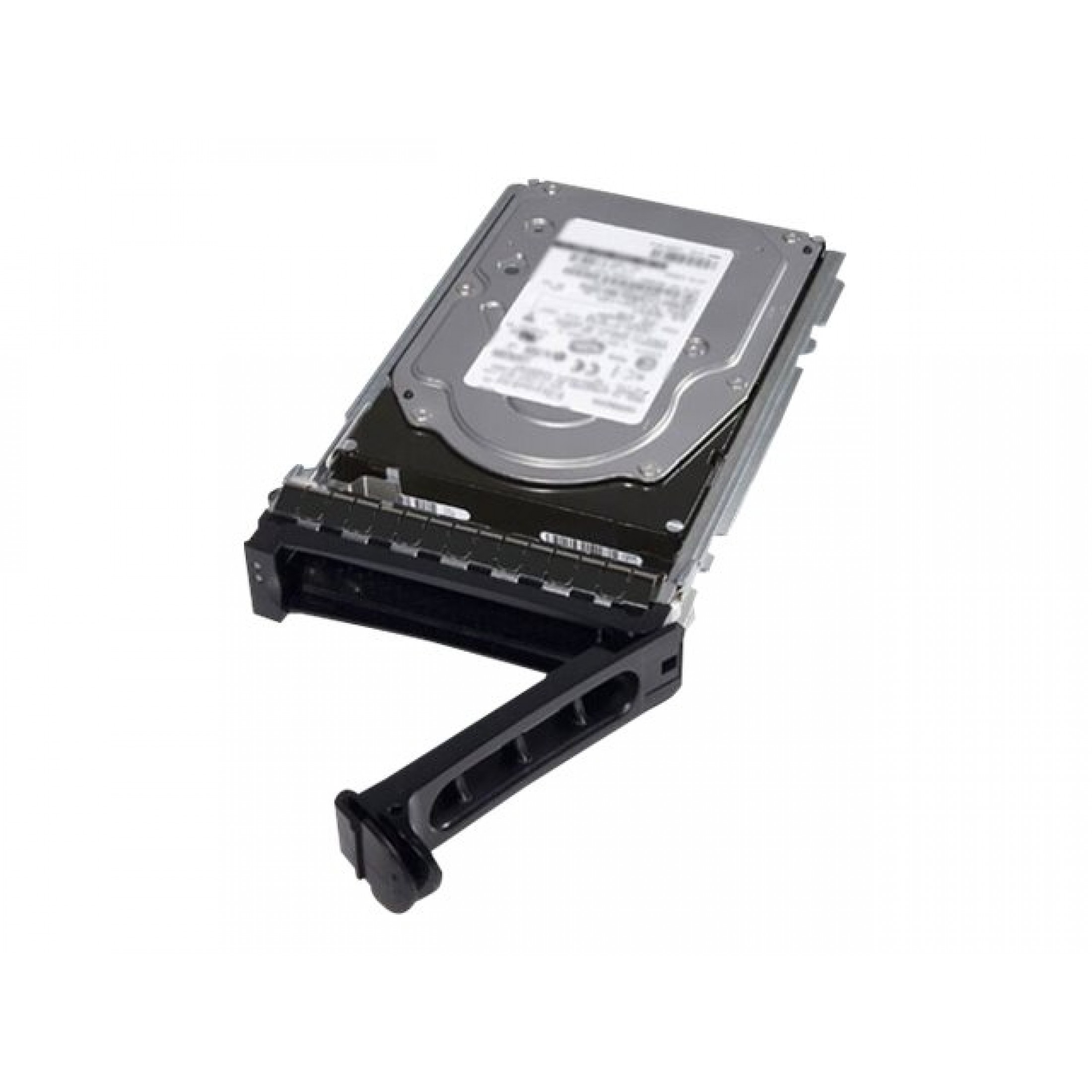 Hard drive with a pull-out handle, isolated on a white background.