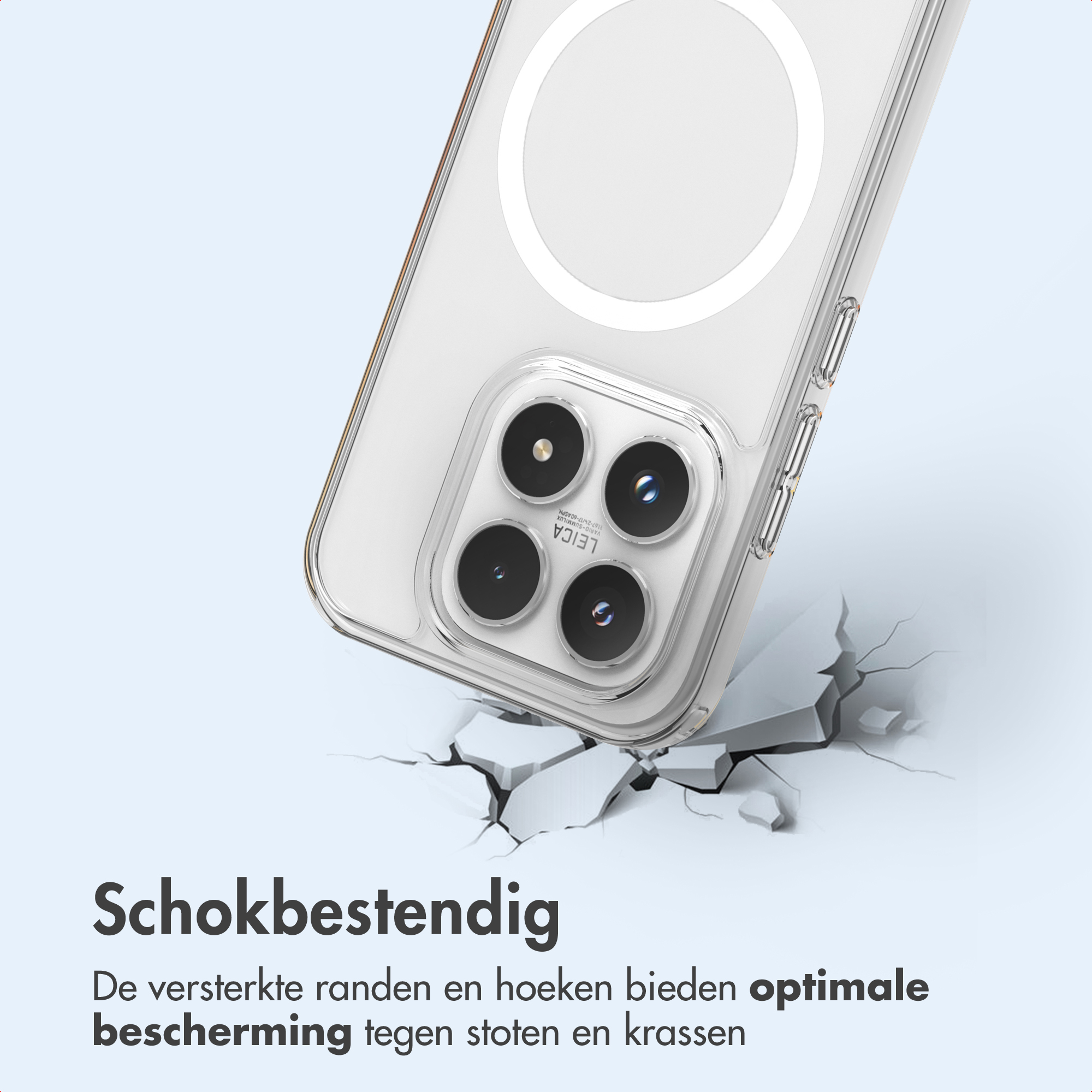 Moex Aero Custodia Silicone Trasparente Per Xiaomi Mi Mix 2S - Ultra Sottile E Antiscivolo - 4