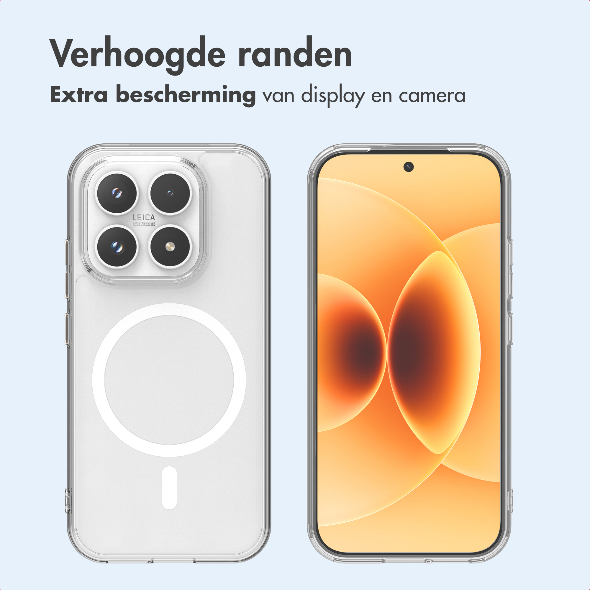 Moex Aero Custodia Silicone Trasparente Per Xiaomi Mi Mix 2S - Ultra Sottile E Antiscivolo - 3