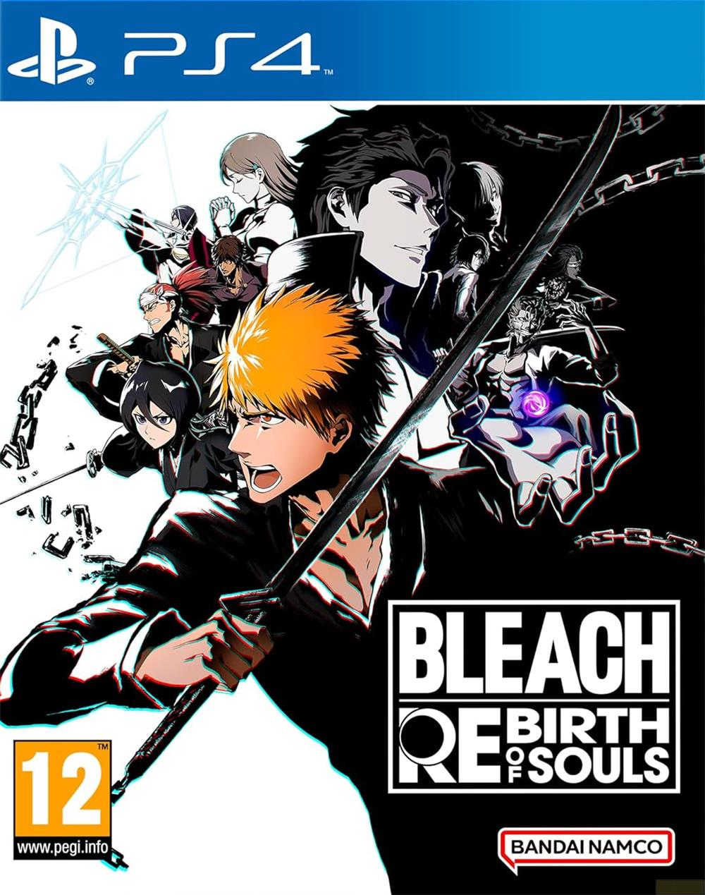 Copertina gioco PlayStation 4: Bleach: Birth of Souls, PEGI 12.