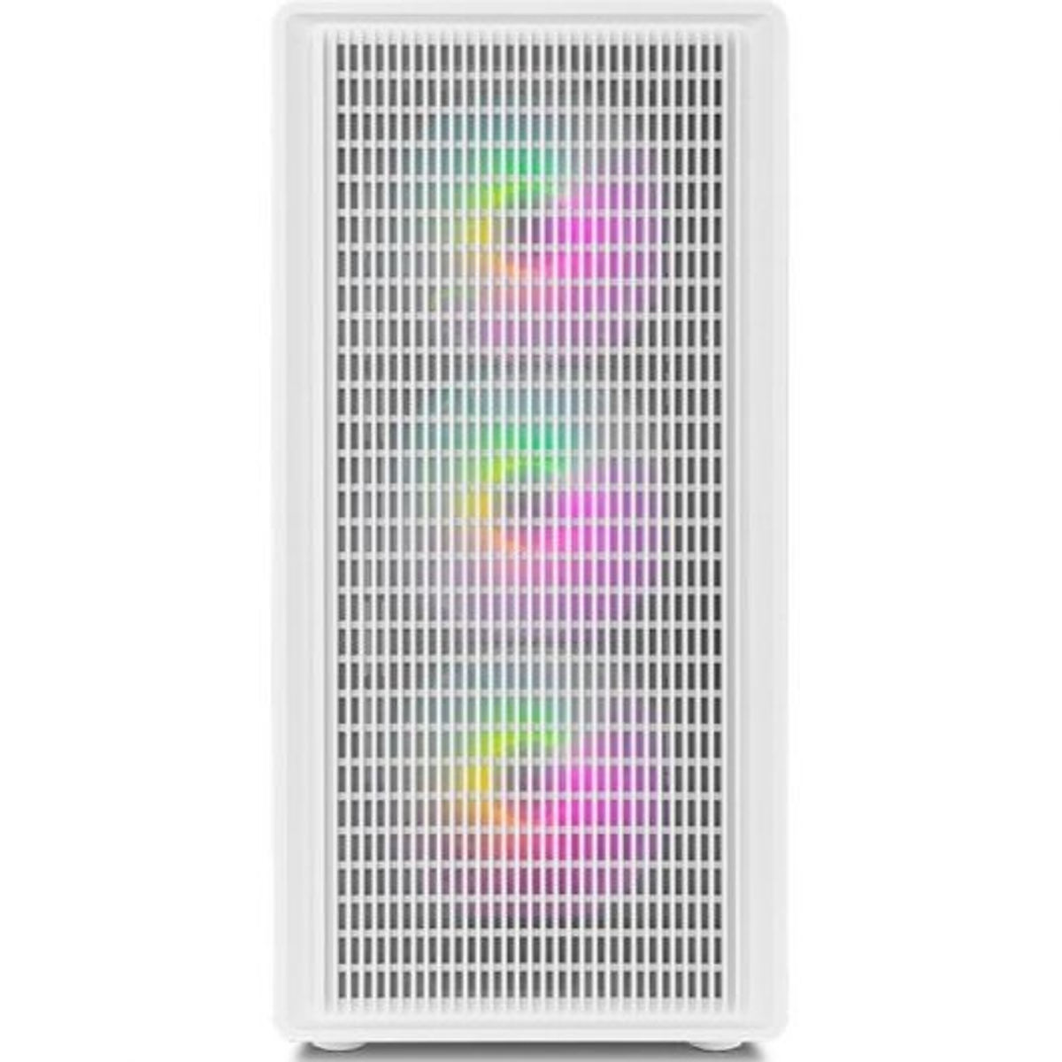 Ventola bianca per case PC con illuminazione RGB.