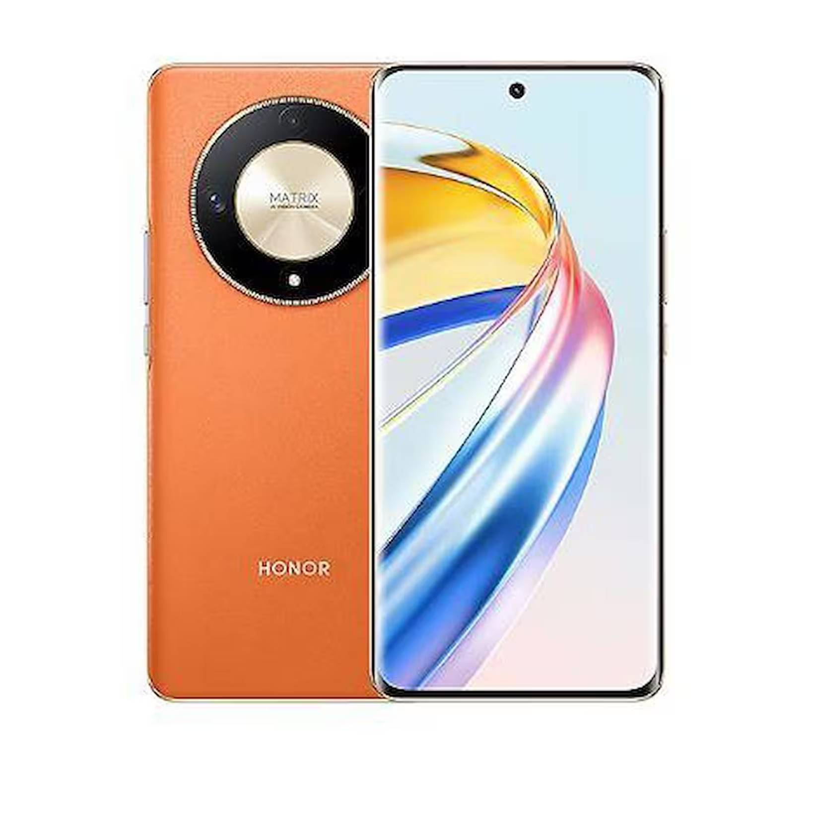 Turuncu Honor akıllı telefon yuvarlak kamera modülü