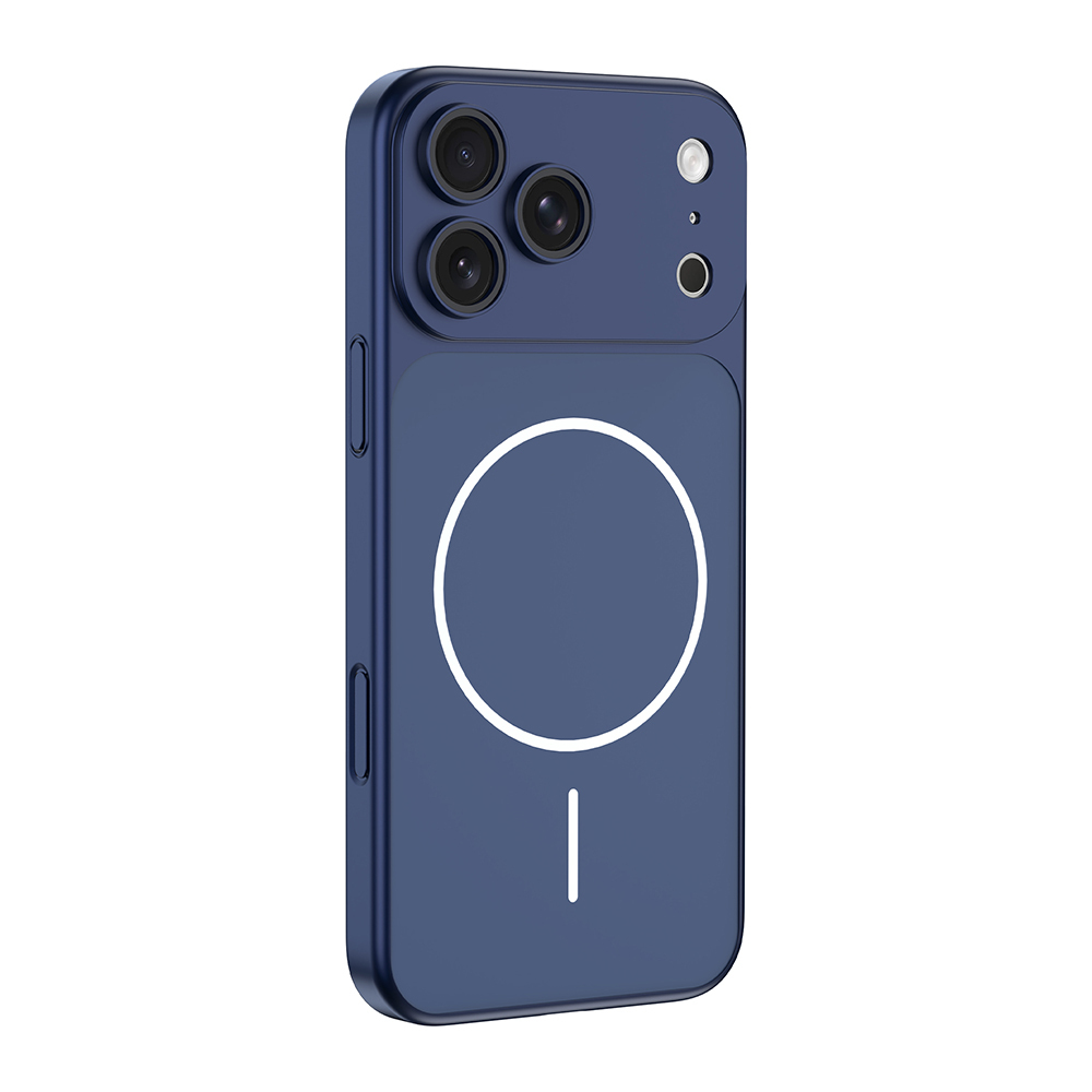 GPACK iPhone 16 Pro Uyumlu Spark M-Safe Şarj Özellikli Kamera Korumalı Telefon Kılıfı Mavi