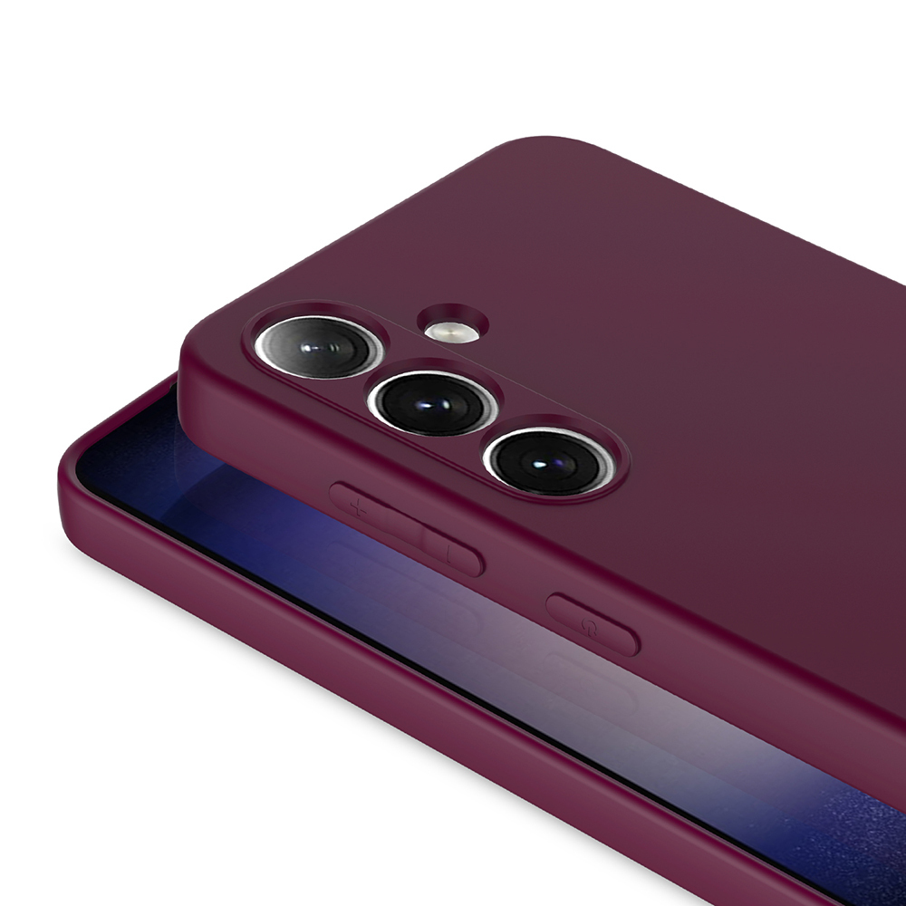 Bordo telefon kılıfı, üç kameralı bir akıllı telefonu kaplar.