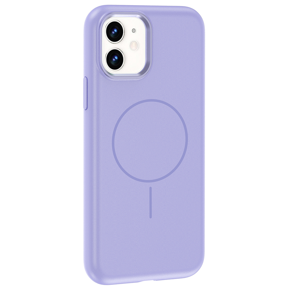 GPACK iPhone 11 Uyumlu Edi Silikon M-Safe Şarj Özellikli Telefon Kılıfı Lila