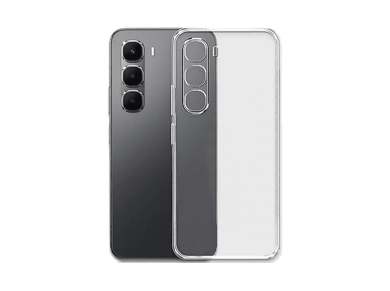 GPACK İnfinix Hot 60 Uyumlu Süper Silikon Telefon Kılıfı Renksiz