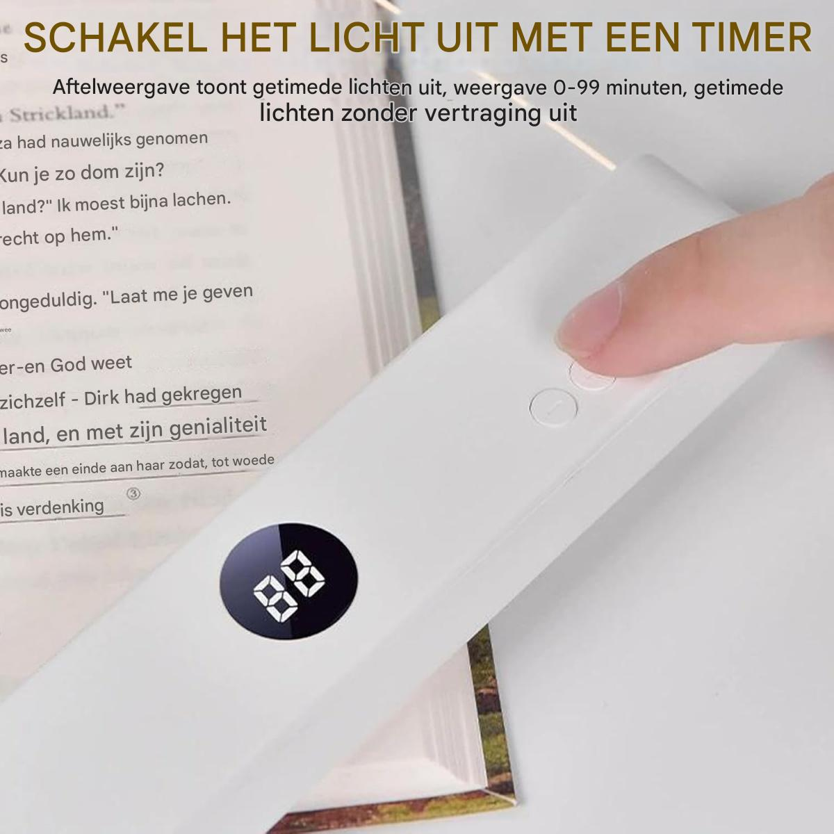 Ein weißes Gerät mit einem Display zeigt 88. Eine Hand drückt einen Knopf.